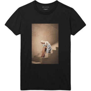 Ariana Grande Official Staircase Unisex Sweatshirt - White Cotton Crewneck