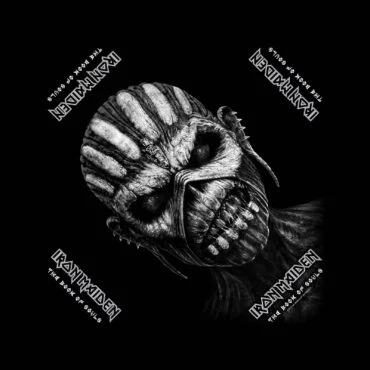 férfi póló Iron Maiden - 50 Trooper - Charge White - ROCK OFF