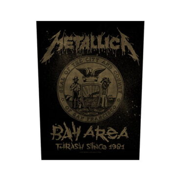 Metallica Hrbtni Našitek: Bay Area Thrash