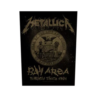 Parche Tejido Metallica No Regrets | Parche Oficial De Poliéster Para Planchar En Chaquetas Y Mochilas
