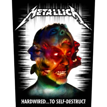Porte-clés Officiel Metallica – Logo Deep Red, Taille Unique, Cadeau Fan De Métal