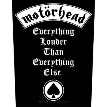 Motorhead Zakrpa za Leđa: Everything Louder