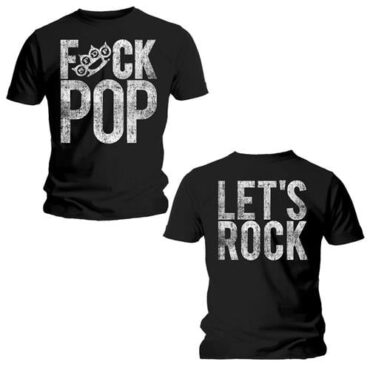 Five Finger Death Punch T-Shirt: F*ck Pop (Back Print)