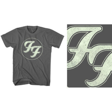 Foo Fighters T-Shirt: Gold FF Logo