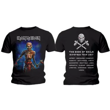 Iron Maiden Killers Eddie T-Shirt Herren – Offizielles Band-Merch, Schwarz, 100% Baumwolle