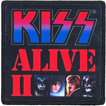 KISS Standard-Patch: Alive II (Albumcover)