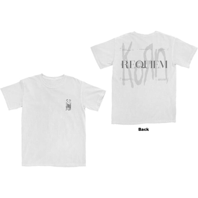 Korn T-Shirt: Requiem (Back Print)