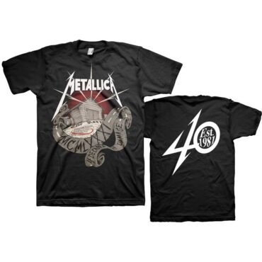 Metallica T-Shirt: 40th Anniversary Garage (Back Print)