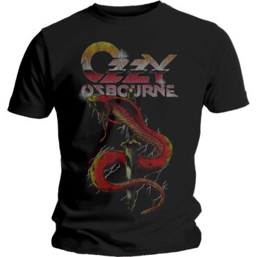 Rock Off Maglietta Ufficiale Ozzy Osbourne - Giallo Eyes Jumbo - Unisex Colore Grigio Carbone Taglia XL