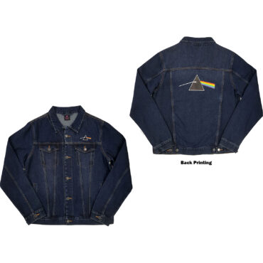 Pink Floyd Traper Jakna: Dark Side of the Moon Oval (Back Print)