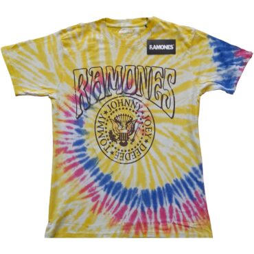 Ramones T-Shirt: Crest Psych (Wash Collection)