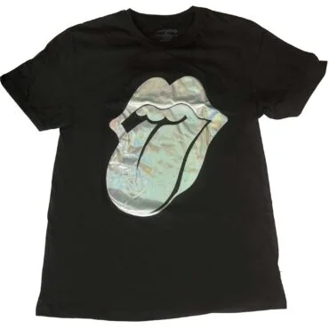 Chaussettes The Rolling Stones 'Established' Noir - Taille UK 7-11 (41-45), Neuf Avec étiquettes