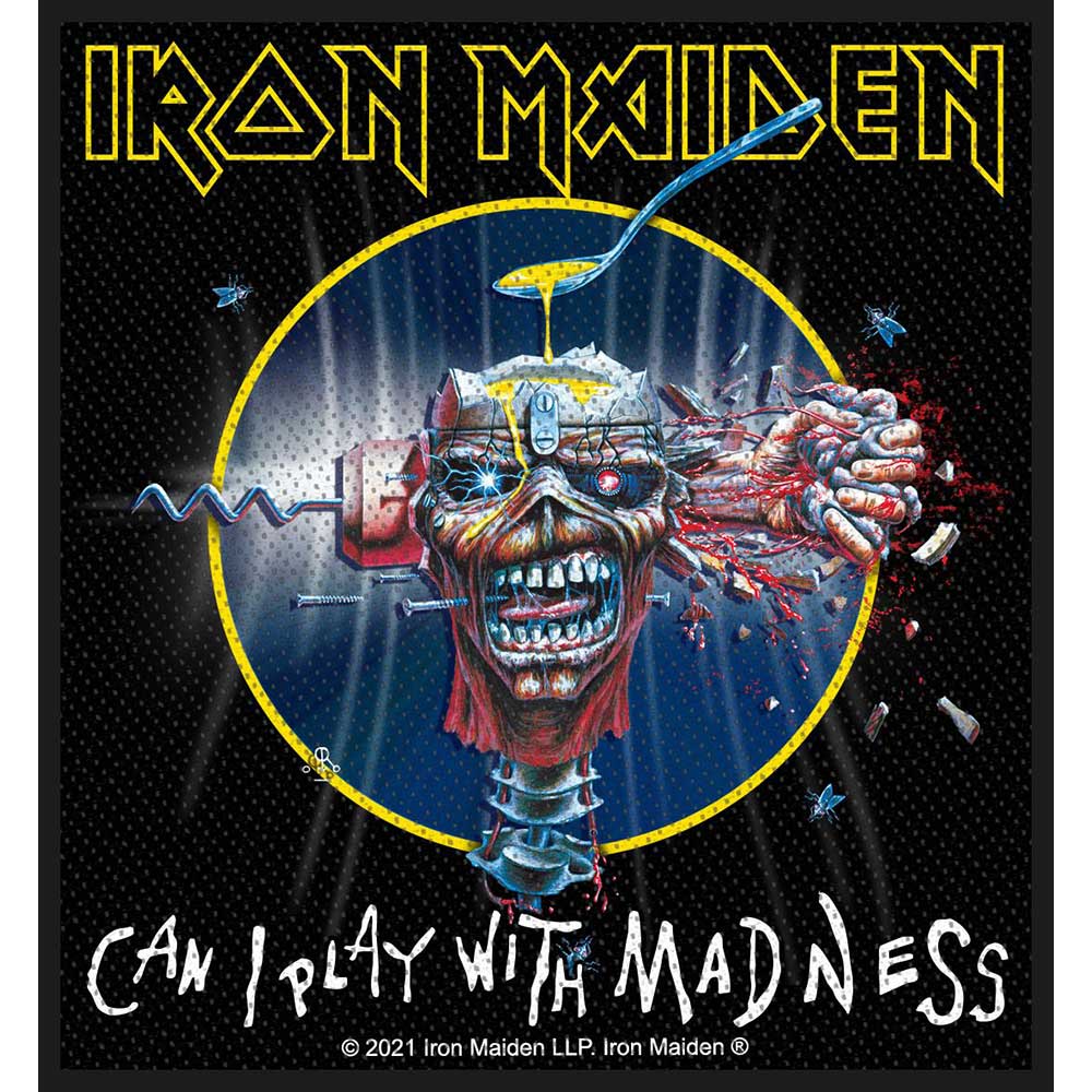 Iron Maiden Našitek: Can I Play With Madness (Retail Pack)