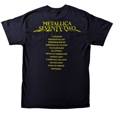 Metallica T-Shirt: 72 Seasons Squared Cover