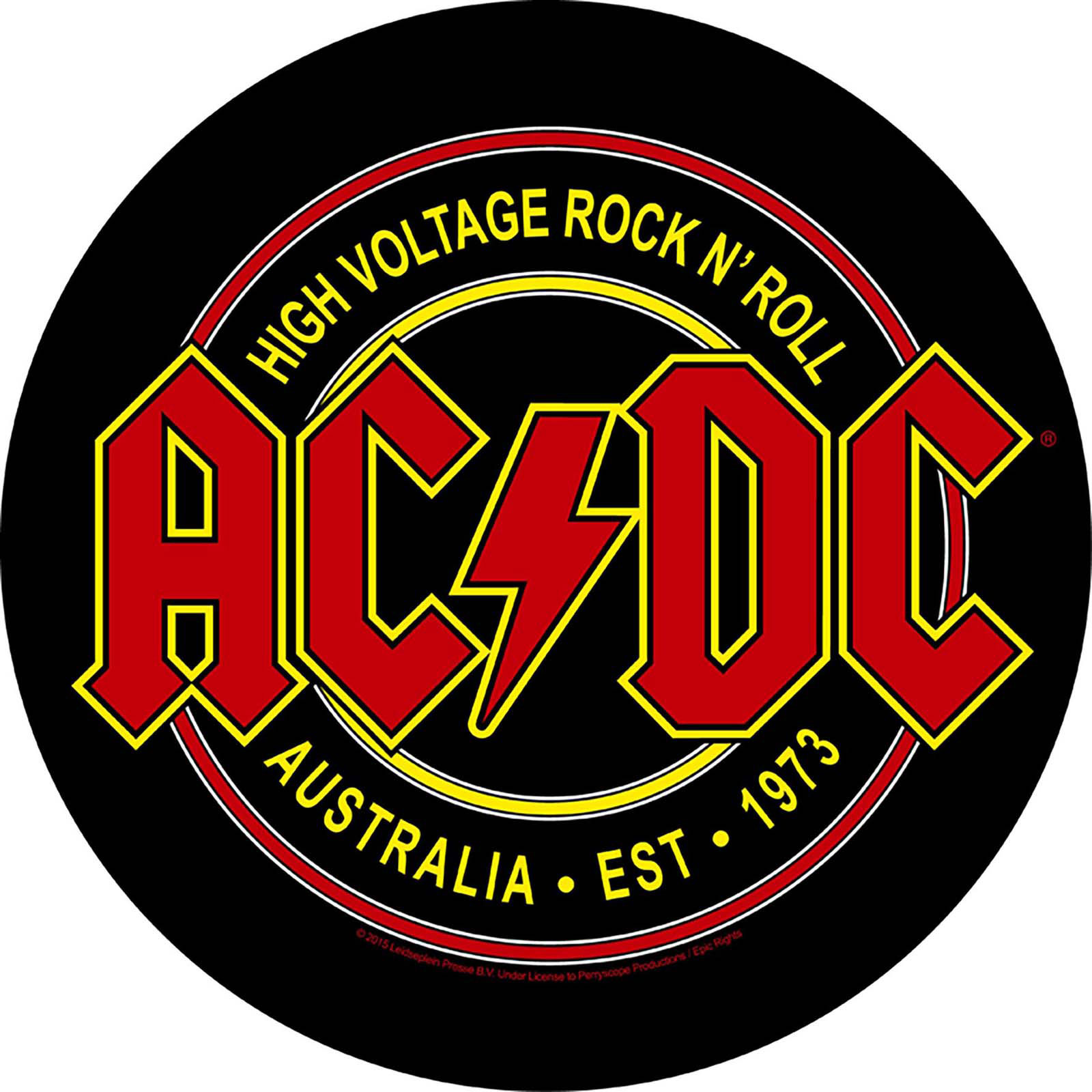 AC/DC Back Patch: High Voltage Rock N Roll