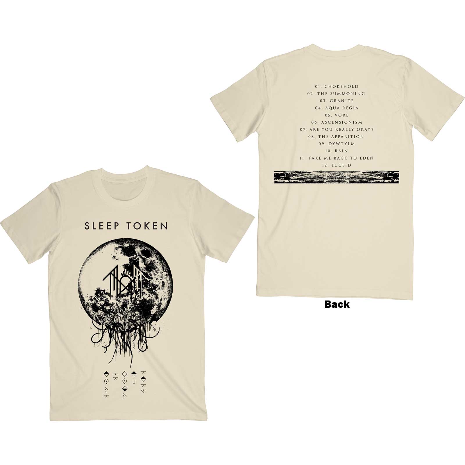 Sleep Token T-Shirt: Take Me Back To Eden (Back Print)
