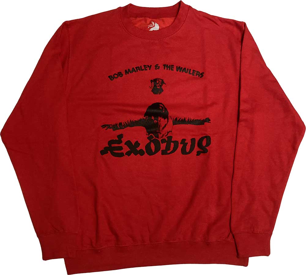 Bob Marley Sweatshirt: Exodus Arms Outstretched (Hi-Build)