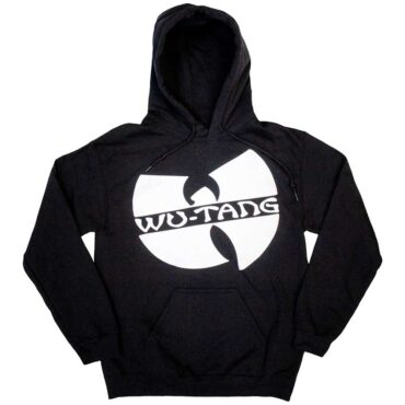Wu-Tang Clan Pullover Hoodie: Slanted Logo Mono