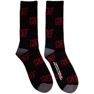 KISS Terry Socks: Logo Pattern