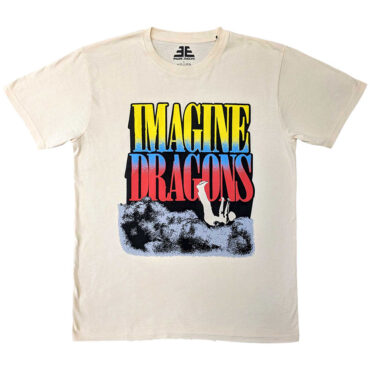 Imagine Dragons T-Shirt: Falling Clouds (Natural)