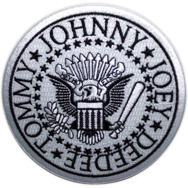 Ramones Woven Patch: Presidential Seal White (White)