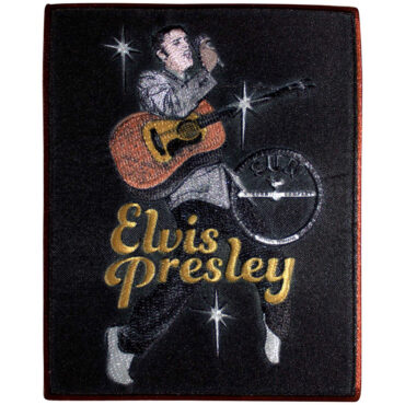 Elvis Presley Woven Patch: Elvis Mic