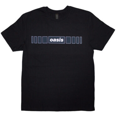 Oasis T-Shirt: Horizontal Bars Logo (Black)