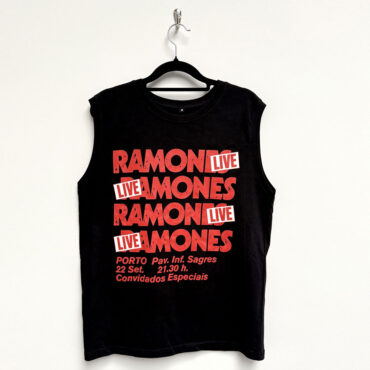 Ramones Tank T-Shirt: Concert (Black)