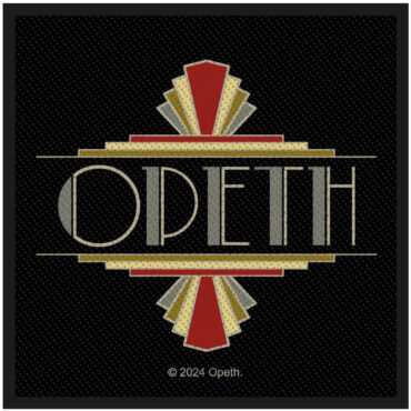 Opeth Woven Patch: Art Deco Logo