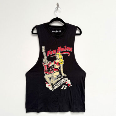 Van Halen Vest T-Shirt: Running With The Devil (Black)