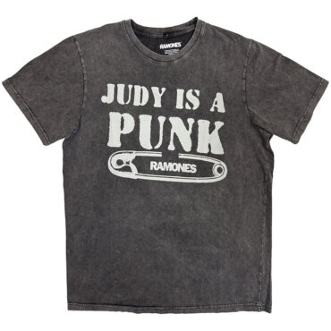 Ramones Stone Wash T-Shirt: Judy (Charcoal Grey)