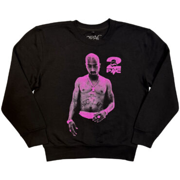 Tupac Sweatshirt: Thuglife Purple (Black)