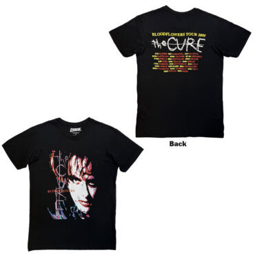 The Cure Carbon T-Shirt: Bloodflowers Tour '00 (Black) (Back Print)