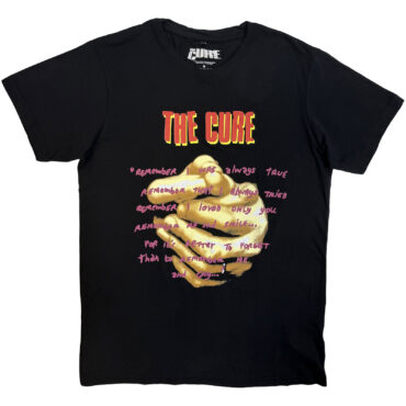The Cure Carbon T-Shirt: Praying Hands Treasure Lyric (Black)