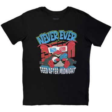 Gremlins T-Shirt: Never Ever Feed After Midnight (Black)