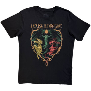 House of the Dragon T-Shirt: Dragon Crest (Black)