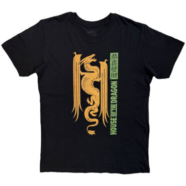 House of the Dragon T-Shirt: Japanese Dragon (Black)
