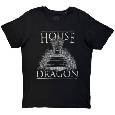 House of the Dragon T-Shirt: Iron Throne (Black)