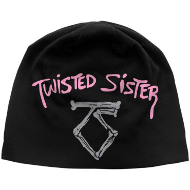 Twisted Sister Beanie Hat: We're Not Gonna Take It JD Print (Black)