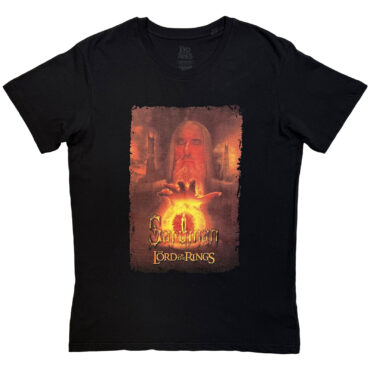 Lord Of The Rings T-Shirt: Saruman Homage (Black)
