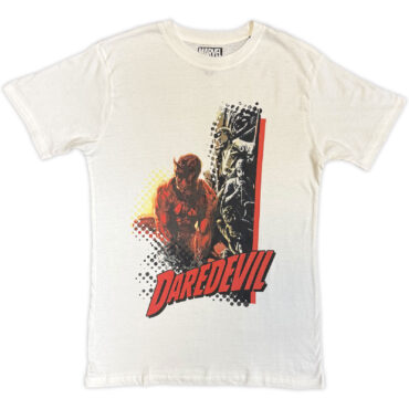 Marvel Comics T-Shirt: Daredevil Pop Art (White)
