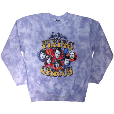 Monty Python Sweatshirt: Flying Circus (Purple) (Wash Collection)