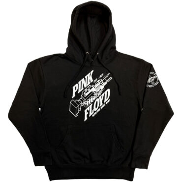 Pink Floyd Pullover Hoodie: Robot Hands Wish You Were Here 50 (Black)