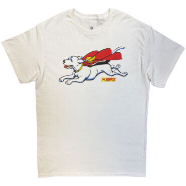 DC Comics T-Shirt: Superman Krypto Flying (White)