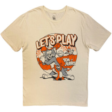 Tom & Jerry T-Shirt: Let's Play (Natural)