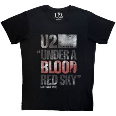 U2 Carbon T-Shirt: Blood Red Sky Live (Black)