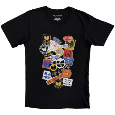 Wu-Tang Clan T-Shirt: Badges (Black)